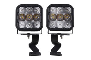 Toyota Tundra LED Light Pods - Diode Dynamics - SS5 Pro Stage Series Ditch Light Kit - White - `22-`27